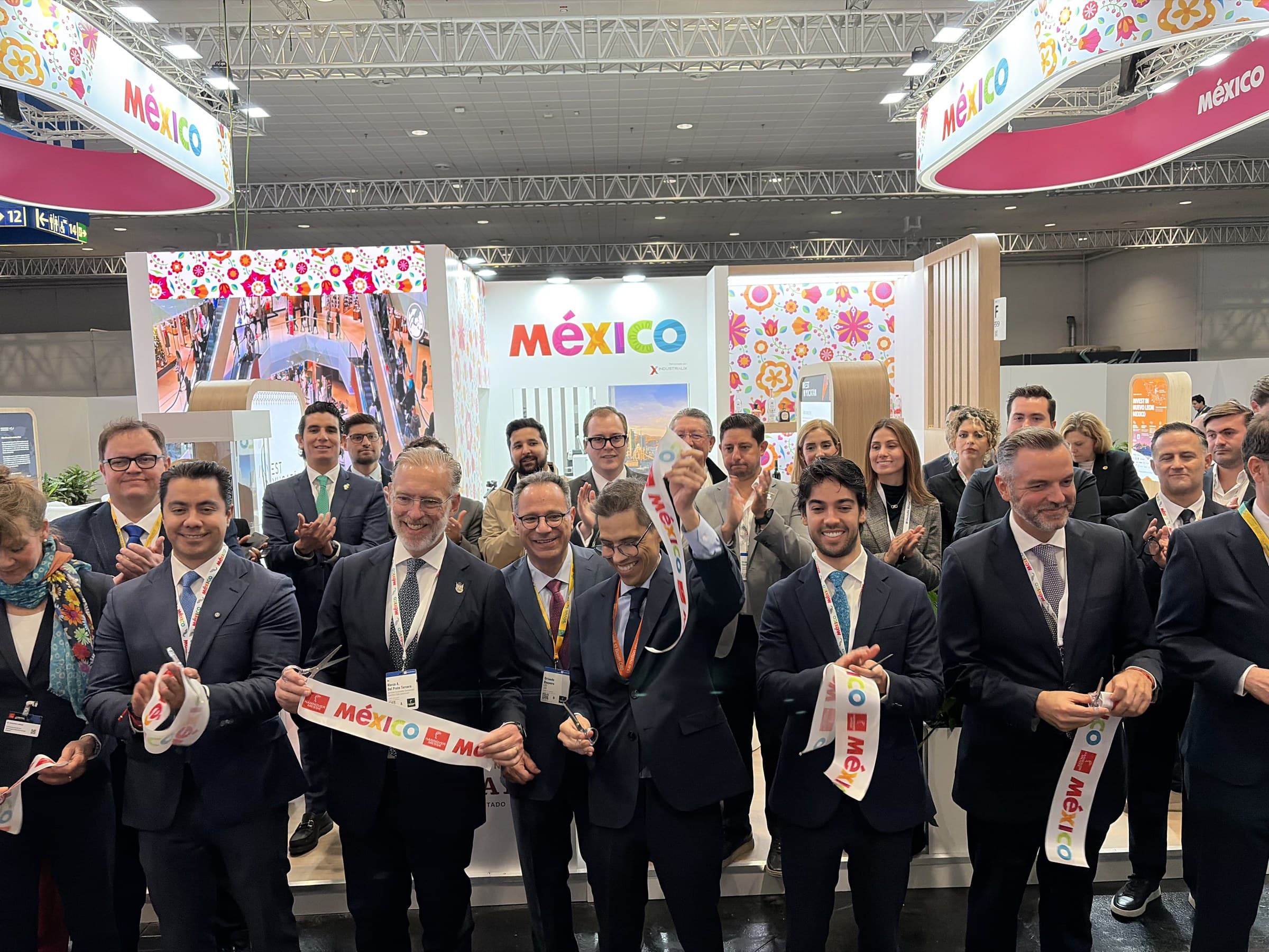 Inauguration of the Mexico pavilion — Hannover Messe 2026.