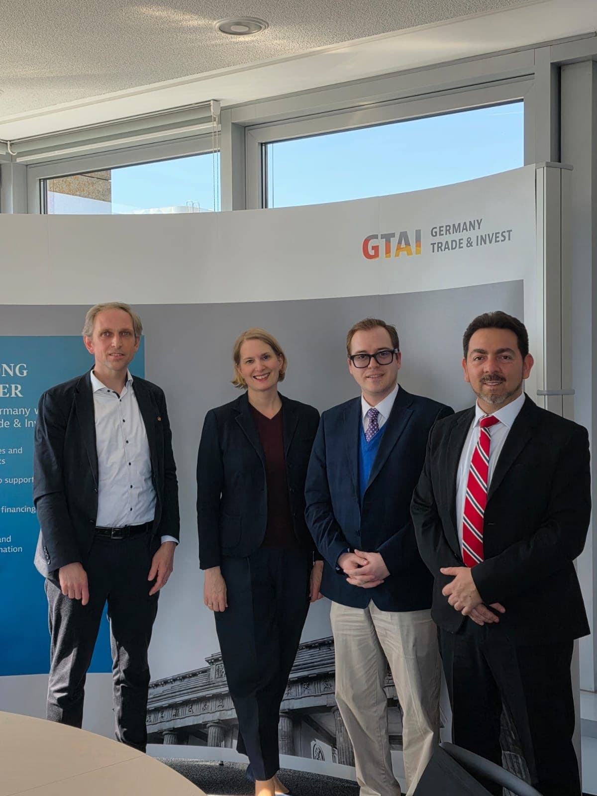 Working meeting with Germany Trade & Invest (GTAI) — federal investment-promotion agency.